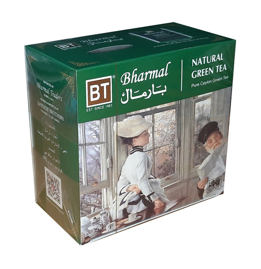 Bharmal Natural Green Tea 50 envelope tea bags