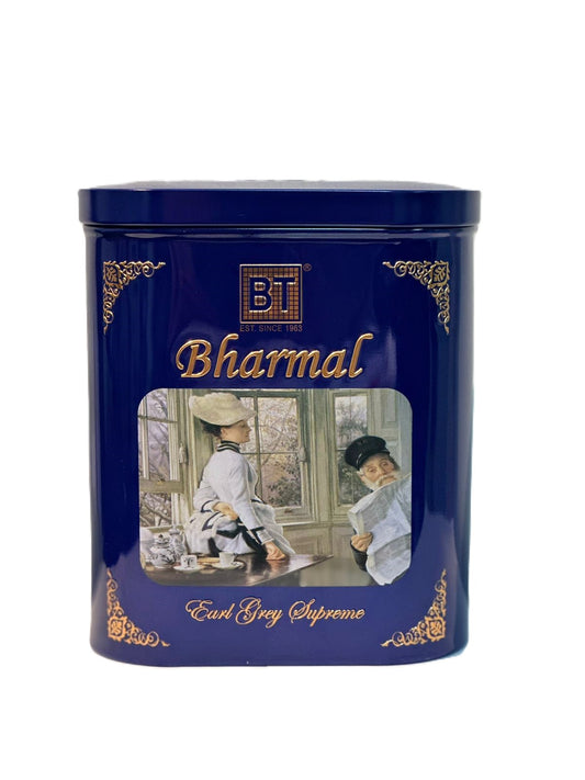 Bharmal Earl Grey Supreme Black Tea in tins 400 grams