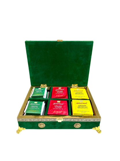 Bharmal Royal Tea Box Gift Set (60 Ceylon Tea Bags) - Green