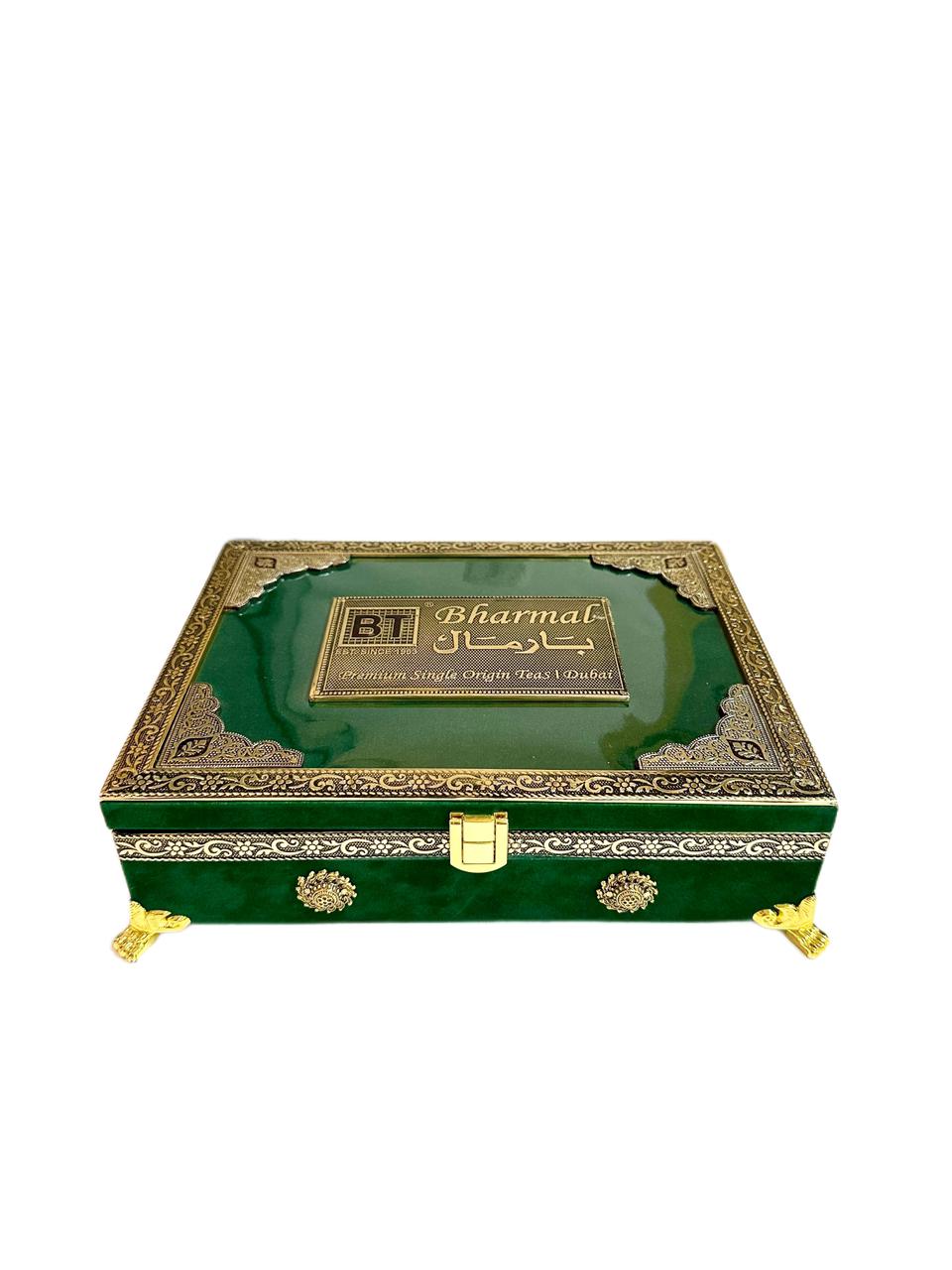 Bharmal Royal Tea Box Gift Set (60 Ceylon Tea Bags) - Green